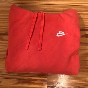 Coral Nike Hooded sweatshirt